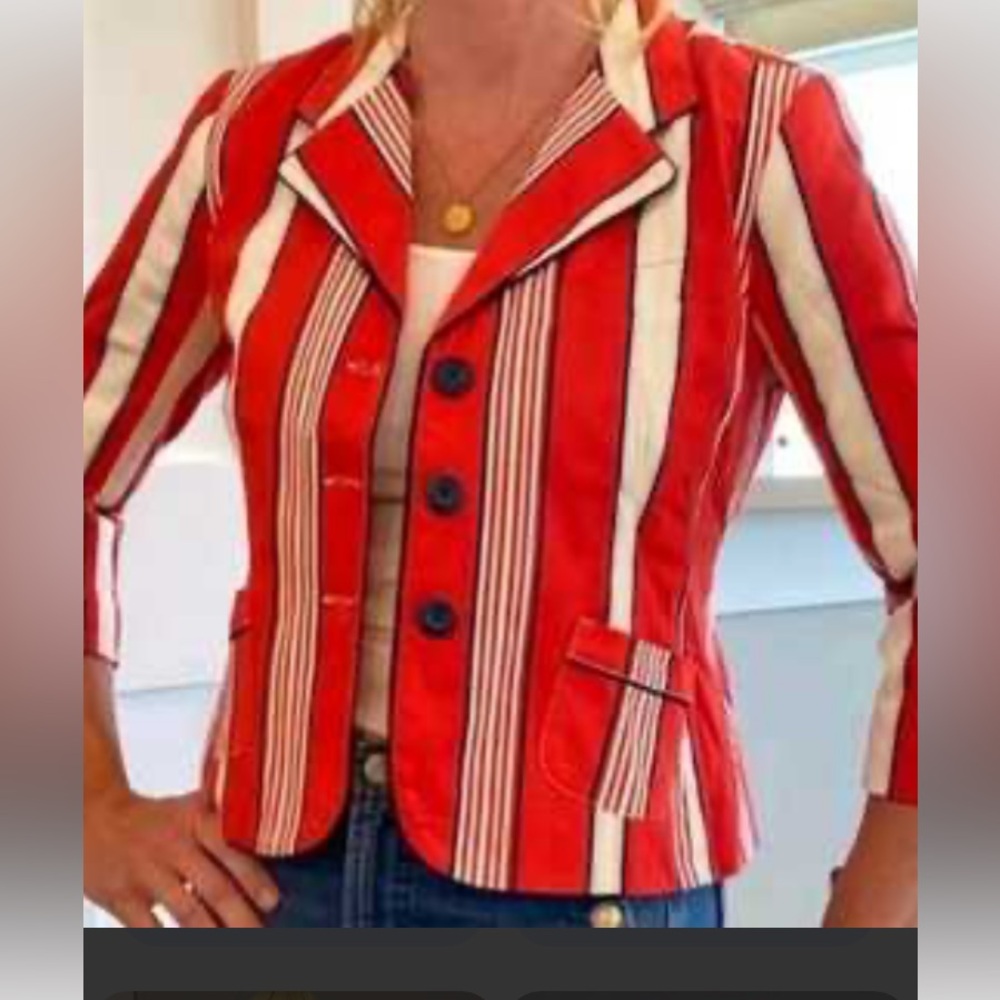 Luella for Target red white and blue blazer